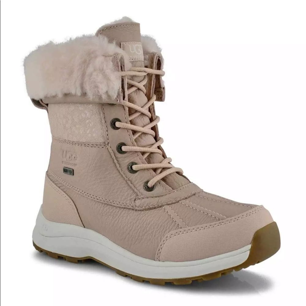 UGG Adirondack III Snow Leopard Quartz Boots NEW - Picture 4 of 12